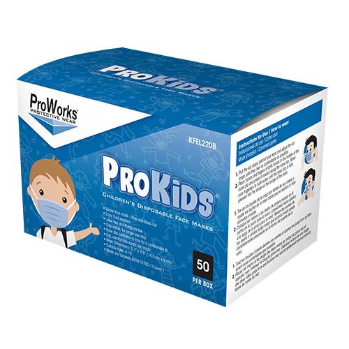 Face Coverings Just For Kids ProWorks® ProKids™ Children’s Disposable Face Masks