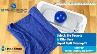 Unlock the Secrets to Effortless Liquid Spill Cleanup! Sphergo®: Faster, Cleaner, and Safer!