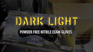 Dark Light Black Nitrile Gloves - Adenna