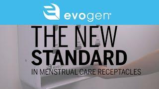 Introducing the Evogen® Tri-Vend High Capacity No-Touch Menstrual Care Product Dispenser