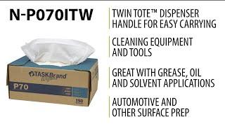 TaskBrand® P070 Premium Series Interfold TwinTote