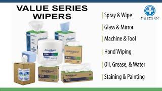 TaskBrand® Value Series Disposable Wiping Cloths