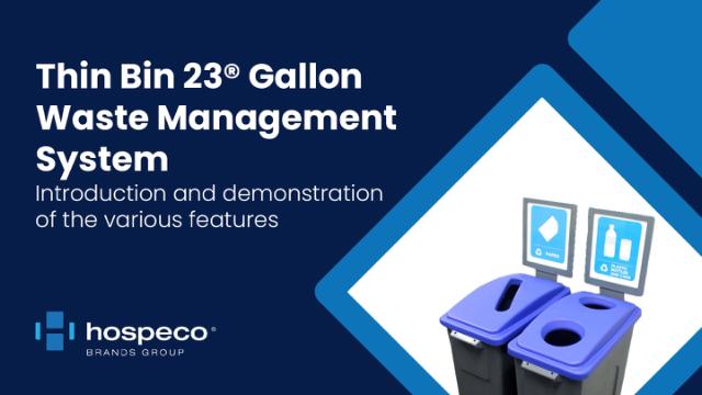 Thin Bin 23® Waste Management System