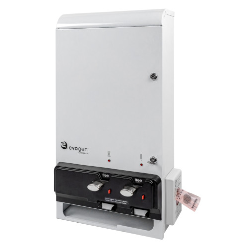 EVOGEN SAN NAP TAMPON DUAL DISPENSER WHITE FREE VEND