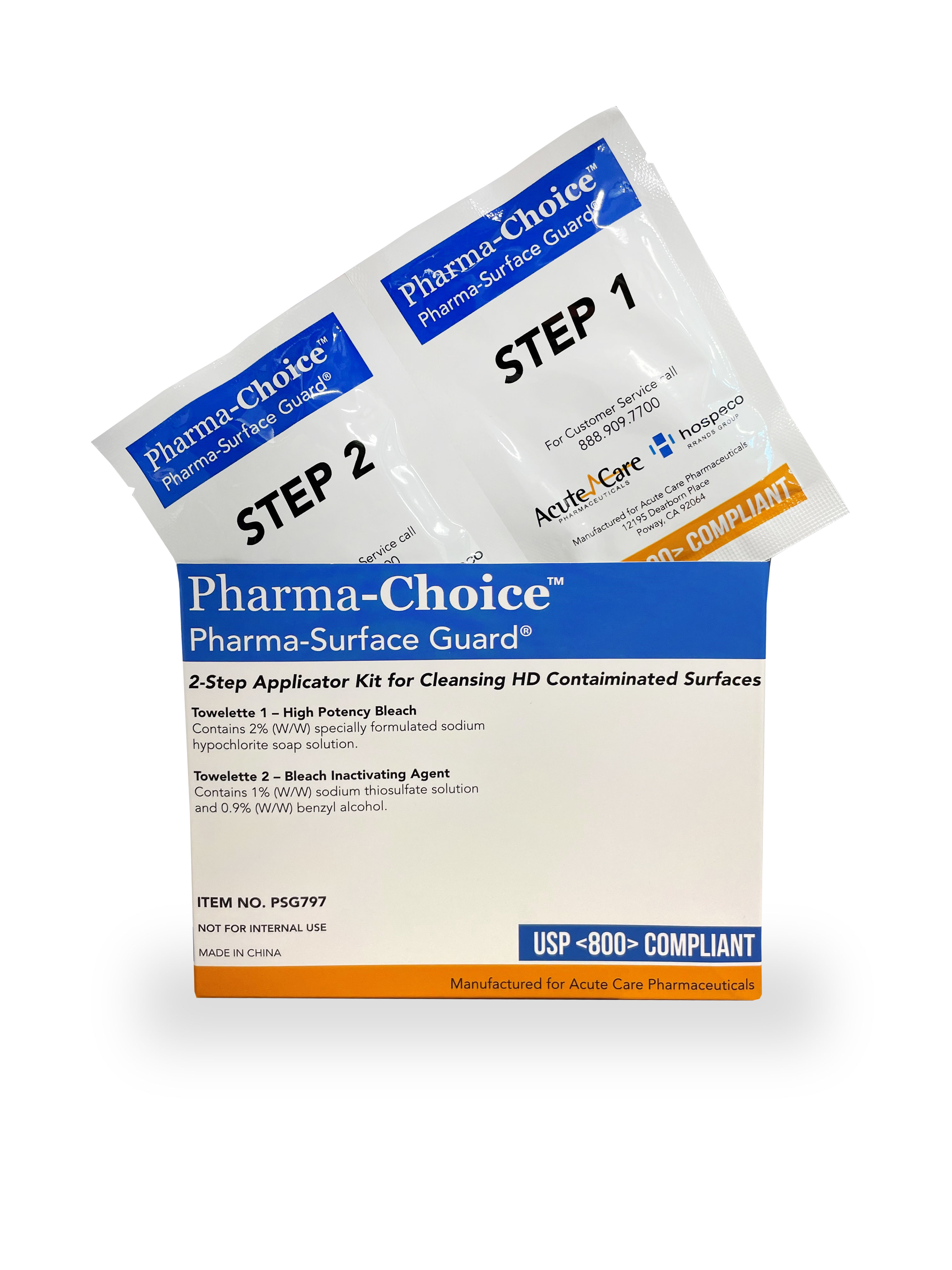 PHARMA-SURFACE GUARD Chemo Spill Wipe Neutralizing Wipe